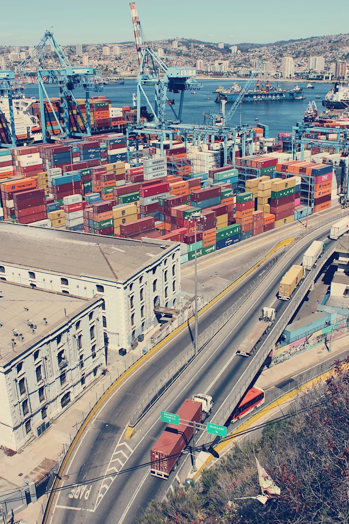 Aerial view of a large container port — Photo by Zsófia Vera on Unsplash
